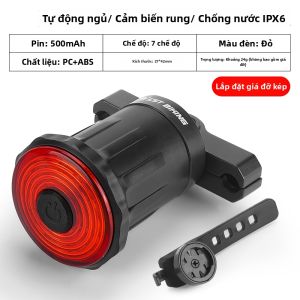 West Biking | Đèn Xe Đạp Thông Minh Cảm Biến Phanh Cảnh Báo Đêm