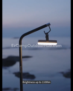 Naturehike MOONLIGHT PLUS High Power Camping Lamp Tent Lantern Rechargeable 11000mAh Battery LED Light up to 1100 Lumens 20W 4 Lighting Modes SOS Flashlight Emergency USB Charging Multi-Functional Lighting Powerbank Waterproof IP54 Nature Hike Fang Yue