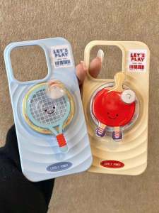 Advanced Magnetic Phone Stand Holder for Apple 16Promax 14Pro iPhone 13 Protective Case Creative Personality Full Cover Soft Silicone for Women Trendy