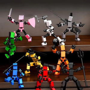 Dummy 13 Action Figure Lucky 13 Doll 3d Printed Toy Multi Jointed Movable Robot Toy Assembly Model Gift