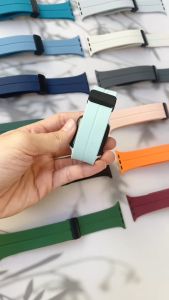 Dây Silicon DAS101 khóa nam châm tiện lợi cho đồng hồ thông minh series Ultra 8 7 6 SE 5 4 3 2 1 49mm 45mm 44mm 42mm 41mm 40mm 38mm