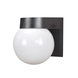 JOYINLED 1/2pcs Black E26/E27 LED Wall Lamps Acrylic Ball Wall Lights Outdoor Sconces for Passage Corridor Bedroom Bedside Lamp