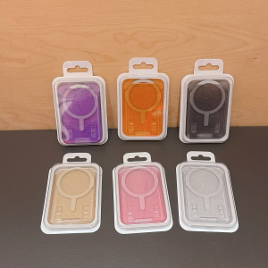 Clear Magnetic Wallet Card Holder Portable and Anti-Drop with Photo Pocket Compatible with Magsafe for iPhone 17 16 15 14 13