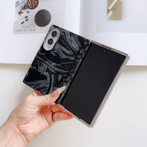 szhaiyu | For Samsung Galaxy Z Fold 8 Ultra Z Fold 8 Leather Case With Hinge Protection Shockproof Minimalist Skin-friendly Cover Funda