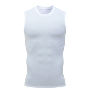 Compression Tank Top Men Gym Shirt Sleeveless Quick Dry Solid Sportswear Male Fitness Bodybuilding Vest Workout Muscle Top