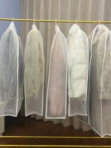 Fur Coat Special Dust Cover Euro Organ Silk Hanger Bag Water Rabbit Fur Dust Bag Insect Proof down Jacket Storage Organizer