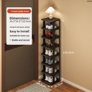 ZHUANJIAO | Narrow Door Entry Multi-level Shoe Rack