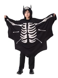 Boys Luminous Ghost Bat Cosplay Cape Horror Themed Party Outfit For Kids Halloween Costumes