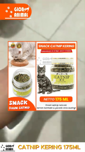 CATNIP KERING 175ML snack serbuk daun catnip mainan kucing anti stress