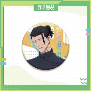 Bandai | Bộ Sản Phẩm Jujutsu Kaisen Đầy Đủ: Standee Acrylic Móc Khóa Huy Hiệu Ghim Cài Áo Ghim Ngực Gojo Satoru Đồ Lưu Niệm Anime Nhật Bản Dành Cho Người Lớn