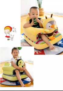 COD Sofa Bayi Jumbo Lucu Sofa Bayi Motif Hewan Hewan Sofa untuk Belajar Duduk Bayi Anak Import GRATIS PAKING BUBLE WRAB