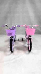 CANDY 80% CBU ASSEMBLY READY STOCK TO SHIP 16 INCH KIDS KUROMI BICYCLE 5 - 8 YEARS
