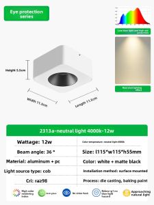 DGY | Ultra-thin Glare-free Eye-protective Four-head Spot Light