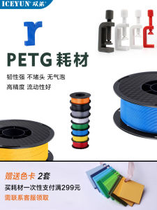High Toughness Matte PETG 3D Printing Material Dual Color Rainbow Heat Resistant Durable for Fast Speed Bambu Compatible Inkjet