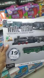 Mainan Kereta Api Rail King Full Set – Bisa Berjalan di Rel Mainan Edukatif Anak Laki & Perempuan