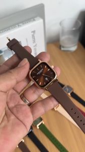 Jam tangan faishon wanita segi kekinian quartz tanggal tahan air water resistant bisa COD