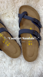 SURE FEET Versatile Outdoor Sandals (SF1001) | Navy | Lightweight & Durable Walking Sandals for Men & Women