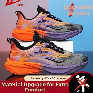 Warrior | Lightweight Waterproof Autumn Winter Mens Leather Running Shoes