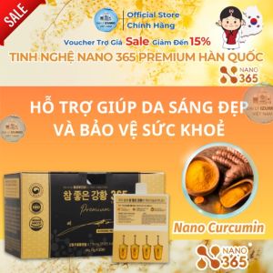 [NSF1111 Giảm 111K] Tinh Chất Nghệ Nano Curcumin 365 Premium - Chính Hãng Hàn Quốc