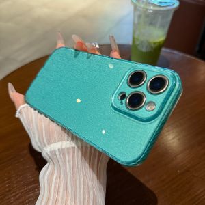 CHUANGYIWEI | Mint Green Multicolor Woodgrain High-End Shockproof Phone Case