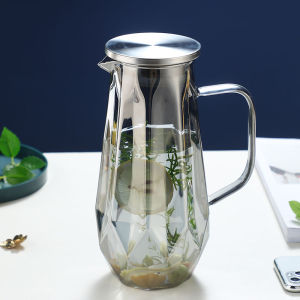 High Borosilicate Glass Cold Brew Coffee Maker Electrically Plated Large Capacity Fridge Pot New Juice Pot Zha Pot Korean Style