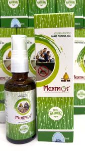 Xịt chống muỗi giảm sưng ngứa dùng được cho phụ nữ có thai trẻ từ 3 tháng tuổi Mentmos 50ml