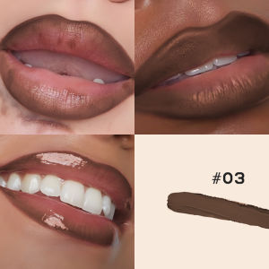 Bút Kẻ Môi Hai Đầu Và Son Bóng Trong Suốt 2 Trong 1 Matte Smooth Long-Lasting Color Lock Lip Liner Full Size 4ML