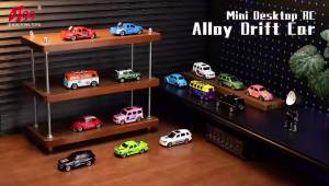 Xe Ô Tô Điều Khiển Từ Xa Mini SUV Hợp Kim Tỷ Lệ 1:43 Điều Khiển Kép Drift Tốc Độ Cao Có Đèn LED Cấu Tạo Bằng Kim Loại Quà Tặng Dành Cho Lứa Tuổi Từ 14 Trở Lên