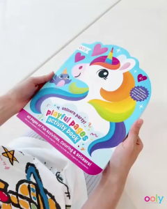 OOLY - Playful Pages Activity Book - Games Coloring Stickers สมุดกิจกรรมสนุกสุดมหัศจรรย์!