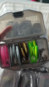 Umpan Pancing Ikan Set Fishing Bait Kit Multi-Color 61PCS Bait Fishing Lure Umpan Lembut