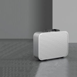 Lerluaco Aluminum Magnesium Alloy Handheld Briefcase Business Document Case Computer Case Password Money Box Tool Box