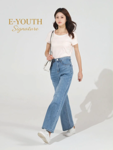 E-YOUTH Signature Clean Line Wide Denim EYS3001