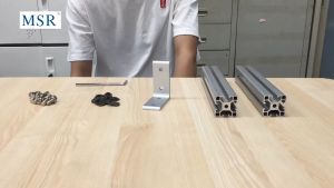 BuildIt Aluminum Profile Accessories: 4-Hole & 8-Hole Transition Inside Corner Bracket