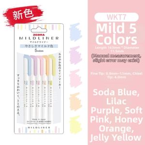 Zebra | Fluorescent Colors Dual-Tip Marker Pen