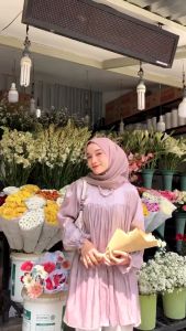 MEISYA TUNIK SHIMER PREMIUM ATASAN WANITA MUSLIM ATASAN LENGAN PANJANG TUNIK WANITA BUSUI FRIENDLY