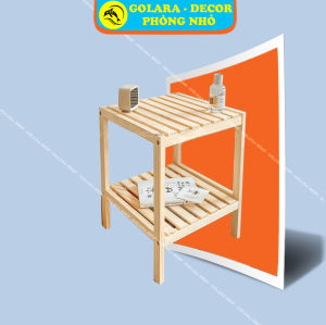 Kệ Vuông 3 Tầng - Kệ Để Đồ Đa Năng 3 Tầng Gỗ Thông Nhập Khẩu - Shelf 3F
