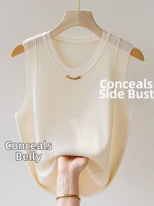 LUQIAN | Oversized Silky Vest Womens Summer Tank Top