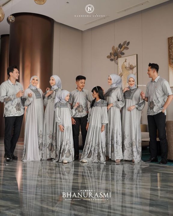 BHANURASMI SARIMBIT 2026 ️ FAMSET NADHEERA LUXURY ️ DRESS MADHEERA ...