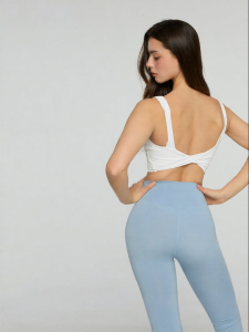 Knotted Square Neck Yoga Vest