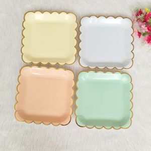 Disposable Dinner Plates Birthday Party Scene Decoration Snack Display Paper Cup Dessert Table Stand Tablecloth