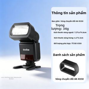 SUBEN | Đapter Chớp Máy Ảnh TT350/V350 với Phụ Kiện Từ Tính Bộ Lọc Màu Softbox Bóng Đèn Mềm và Phụ Kiện Mở Rộng