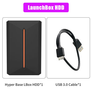 3760+ 3D/AAA Games for PS4/PS3/PS2/Switch/WII/WIIU/N64/DC etc Portable 500GB Launchbox External Gaming Hard Drive for Windows PC