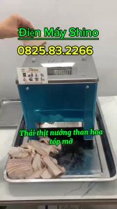 Máy thái thịt tai bì 1 cửa các cỡ dao 2mm 2.5mm....20mm