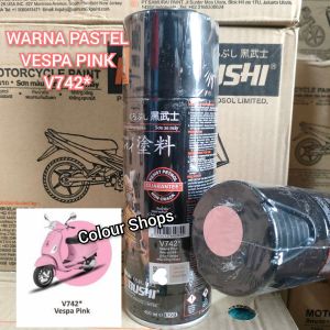 Pilok Cat Semprot Samurai Pastel Pink Vespa Pink V742 742 Paint Kurobushi 400ml