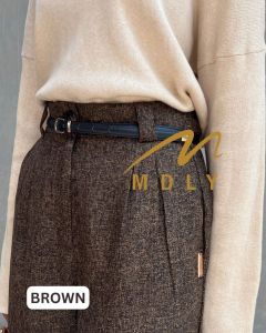 (13) MDLY DAREN Celana Panjang Wol Hangat Daren Pants by Mdly.