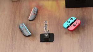 Magnetic Charging Dock For Switch 2 Joy-pad | 8-in-1 Gamepad Charger Station For Switch/OLED Joy-pad RGB Lighting Base Switch 2