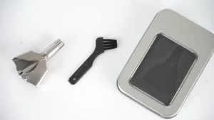 Dụng cụ Tỉa Lông Mũi Cơ Không Cần Pin Inox Toàn Phần Hộp Nhôm