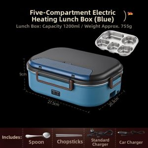 DANBIYIN | Electric Heating Lunch Box Portable Insulated Food Warmer