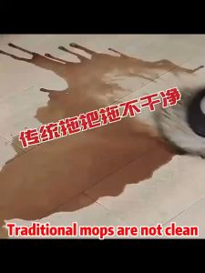XIAO.MI(New upgrade) Mop With Bucket 360° Spin Mop Microfiber Mop Floor Cleaning Mop Mop Lantai 旋转拖把