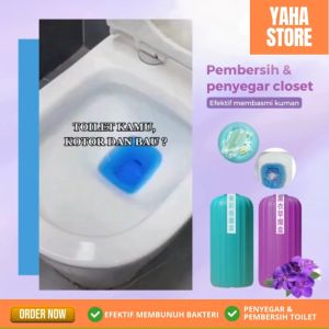 Pembersih Penyegar Kloset Toilet WC Tahan 80 Hari Membasmi Bakteri / Pengharum Toilet - Yaha Store